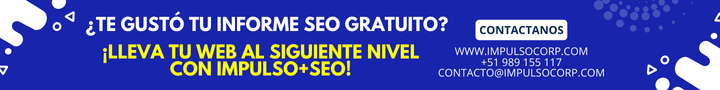 Impulso+SEO: Optimiza tu web y consigue más tráfico